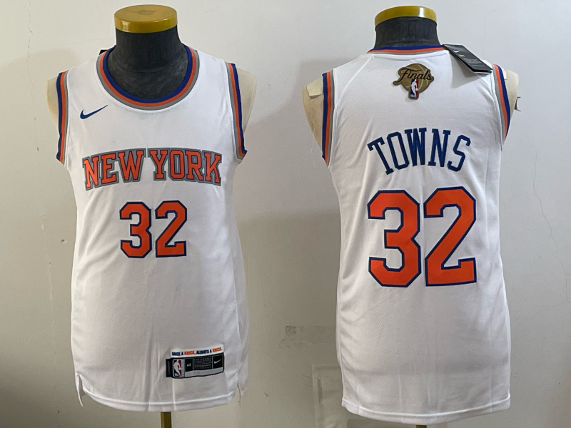 Men New York Knicks #32 Towns white 2026 Nike NBA jersey 0625003